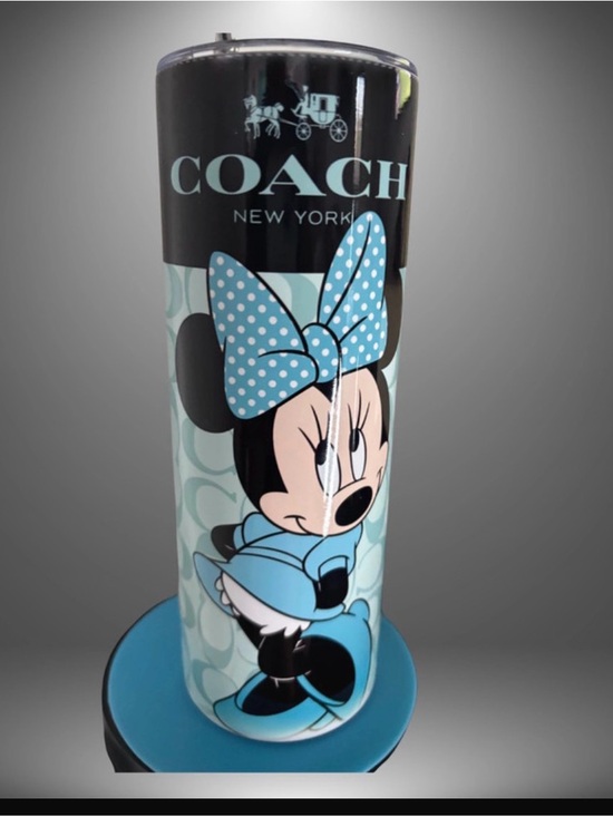 Coach Other - Coach White Tumbler with Black Base